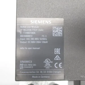 Siemens 6SL3130-7TE31-2AA3 Active Line Module